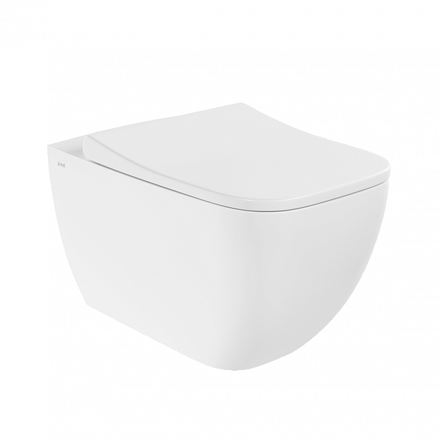 Инсталляция с унитазом VitrA Shift (Шифт) 9855B003-7207, комплект 3 в 1, с сиденьем микролифт, безободковый, Rim-ex (Рим-экс) фото 2