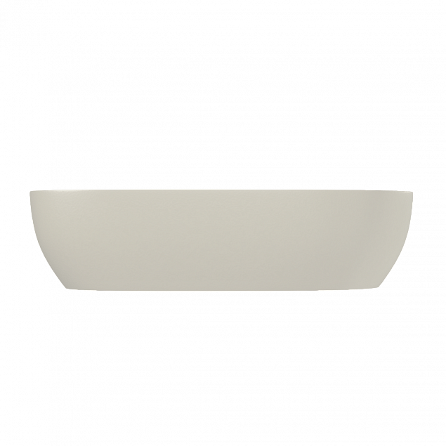 Раковина чаша VitrA Outline Recycled (Аутлайн Ресайклд) 7991B066-0016, 57 x 45 см, накладная матовая бежевая, антибактериальное покрытие Hygiene (Хайджн) фото 4
