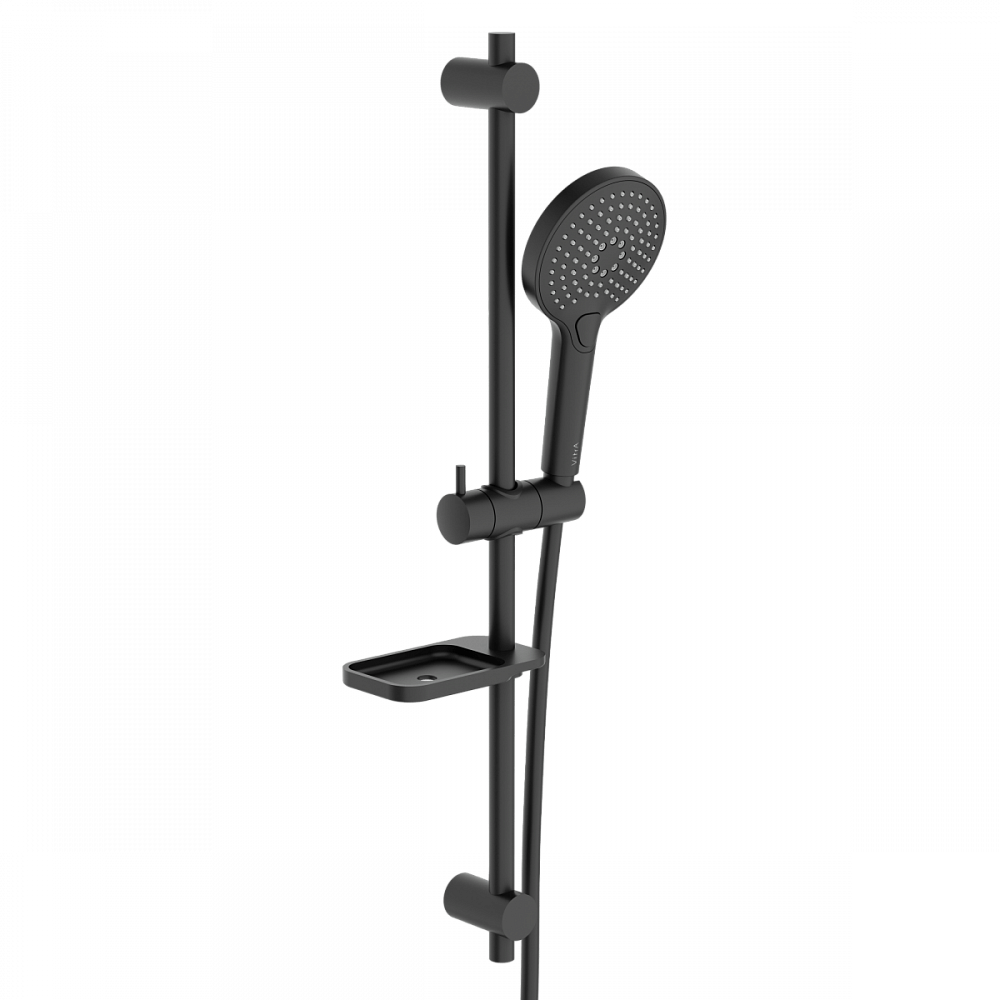 Душевая стойка VitrA Bliss (Блисс) A4574336EXP, с ручным душем, без смесителя, с мыльницей, матовая черная