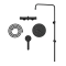 Душевая система VitrA Joy (Джой) A4729836EXP, с термостатическим смесителем и ручным душем, матовая черная фото 11