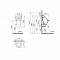 Писсуар VitrA Arkitekt (Аркитект) 6201B003-0199, настенный со скрытым подключением из стены, белый, антибактериальное покрытие Hygiene (Хайджн) фото 12