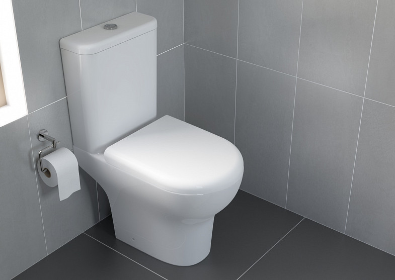 Сиденье для унитаза VitrA Zentrum (Зентрум) 94-003-001, круглое белое дюропласт без микролифта фото 10