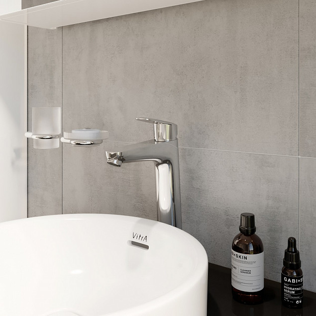 Смеситель для раковины VitrA Flow Round (Флоу Раунд) A42927EXP, однорычажный, хром, латунь фото 6