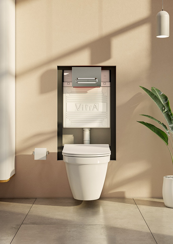 Сиденье для унитаза VitrA S50 110-003-019, круглое белое дюропласт, с микролифтом фото 6