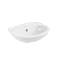 Раковина накладная VitrA Normus (Нормус) 55 см, в комплекте с пьедесталом 9600B003-7650, 55 x 42 см, белая, антибактериальное покрытие Hygiene (Хайджн) фото 10