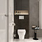 Подвесной унитаз VitrA Zentrum Round (Зентрум Раунд) 7786B003-0075, безободковый SmoothFlush (Смусфлаш), белый, санитарный фарфор, антибактериальное покрытие Hygiene (Хайджн) фото 12