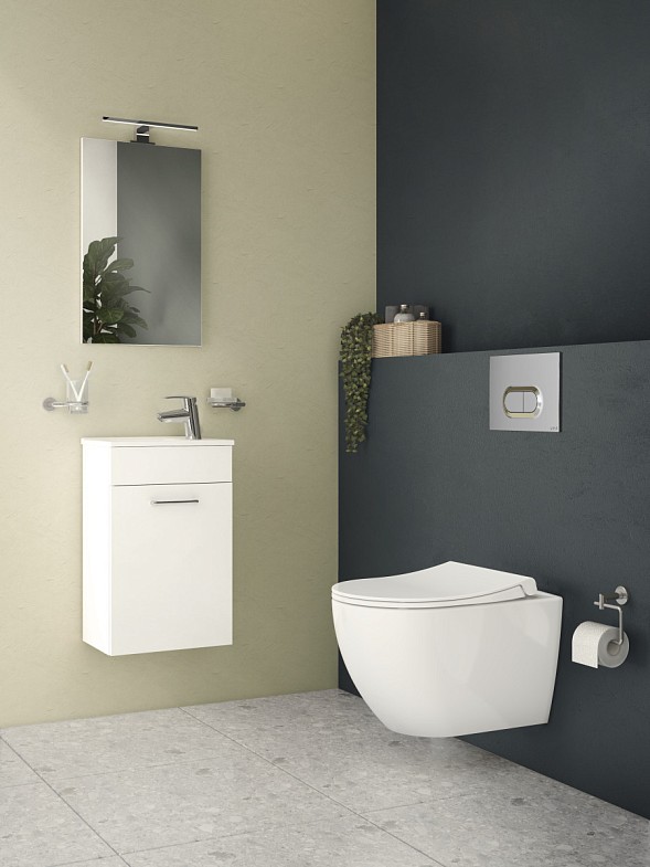 Подвесной унитаз Mia Round SmoothFlush, безободковый фото 12