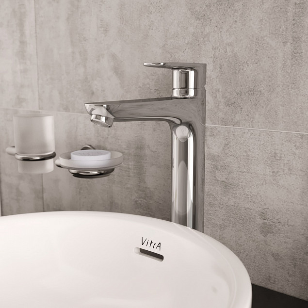 Смеситель для раковины VitrA Flow Soft (Флоу Софт) A43010EXP, однорычажный, хром, латунь фото 6