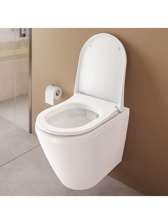 Подвесной безободковый унитаз Integra Round фото 4