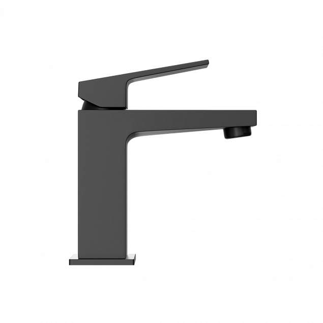 Смеситель для раковины VitrA Minimax Square (Минимакс Скуэр) A4372036EXP, однорычажный, матовый черный, латунь фото 4