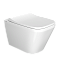 Подвесной унитаз VitrA Integra Square (Интегра Скуэр) 7082B003-0075, безободковый, Rim-ex (Рим-экс), белый, санитарный фарфор, антибактериальное покрытие Hygiene (Хайджн) фото 8