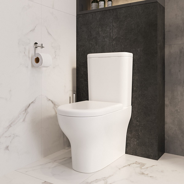 Унитаз-компакт напольный VitrA Zentrum (Зентрум) 9012B003-7202, с сиденьем без микролифта, белый, санитарный фарфор, антибактериальное покрытие Hygiene (Хайджн) фото 6